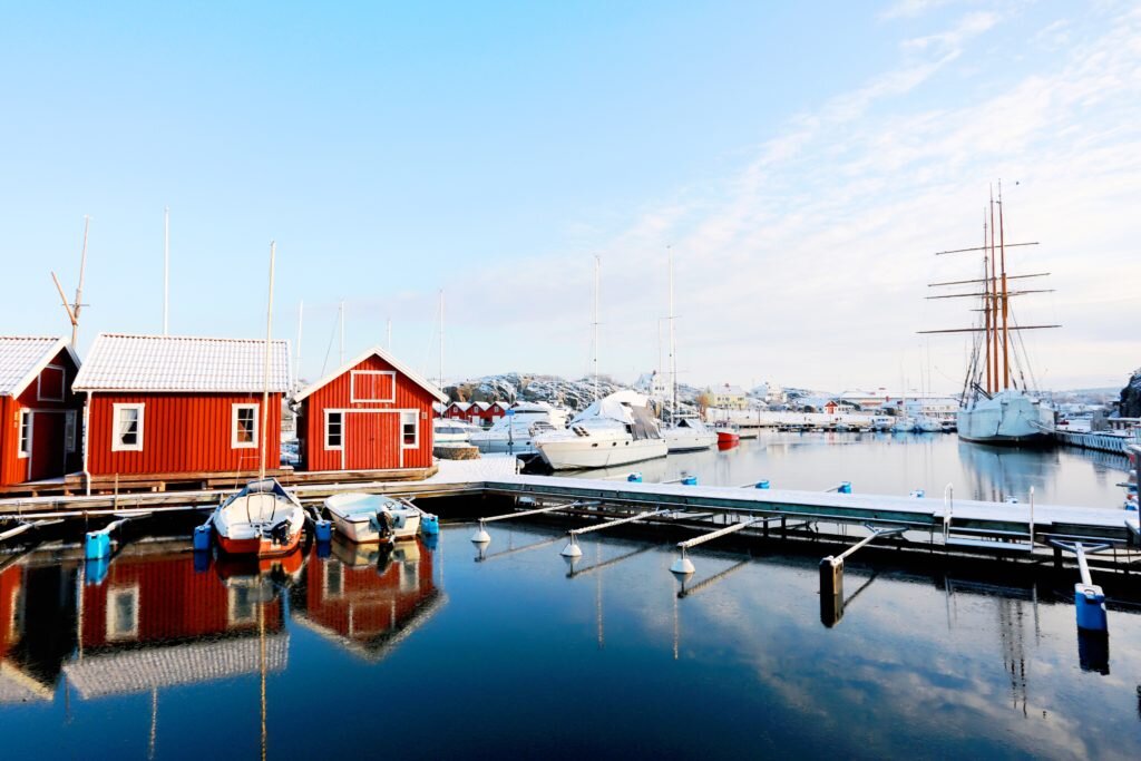 Một buổi sáng mùa đông trên bờ biển Gothenburg – nơi khởi nguồn cảm hứng cho hành trình kết nối hai bờ văn hoá