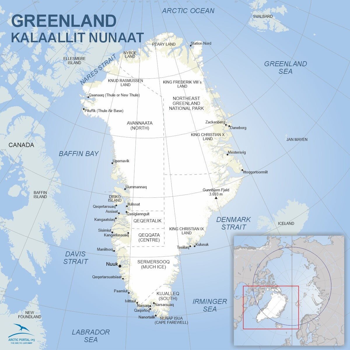 Greenland nằm ở trung tâm Bắc Cực, án ngữ các tuyến hàng hải và không gian chiến lược giữa châu Âu và Bắc Mỹ.